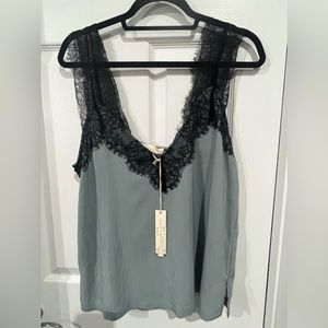 Love stitch Thrill of the Lace Cami Blue